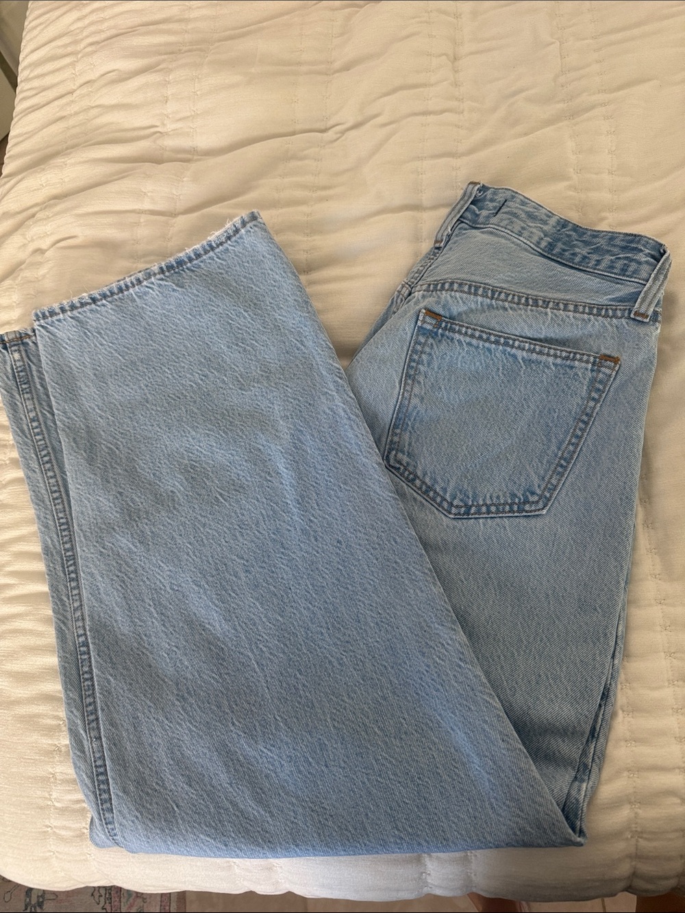 Abercrombie and fitch loose high rise jeans